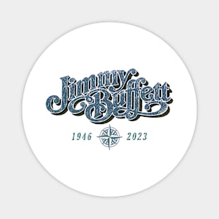 Jimmy Buffett Latitudes Blue Magnet